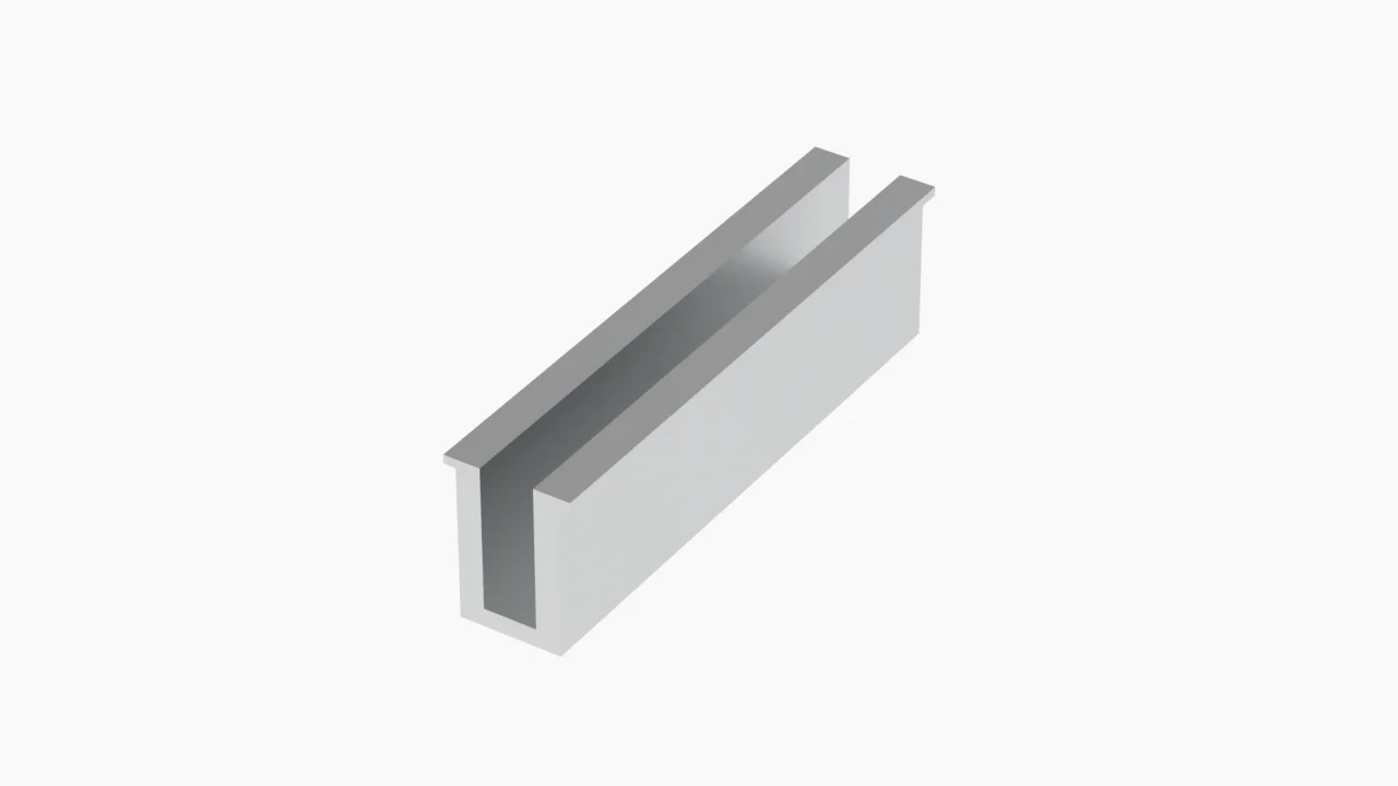 8107 U nylon para vidrio 8 mm para soportes 8101 y 8115